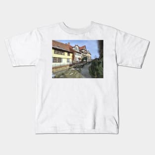 Rocky alley in Quedlinburg Kids T-Shirt